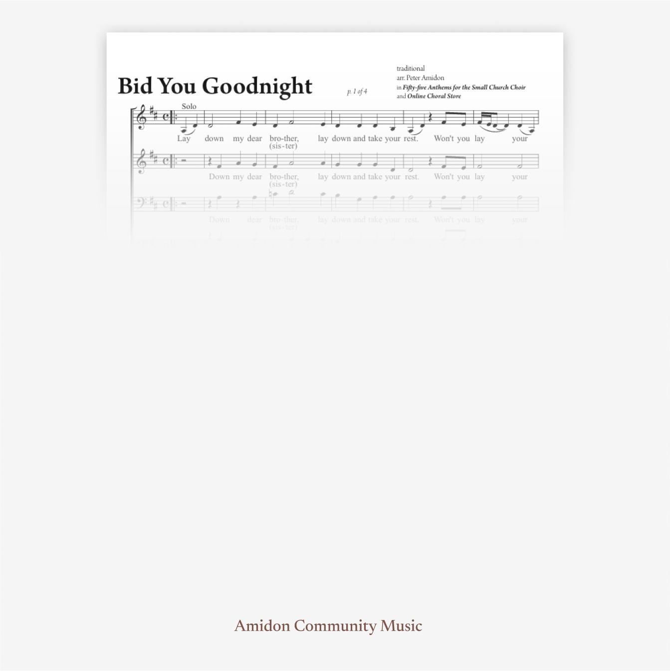 Bid You Goodnight
