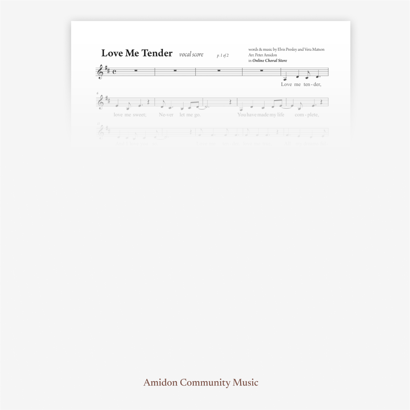 Love Me Tender