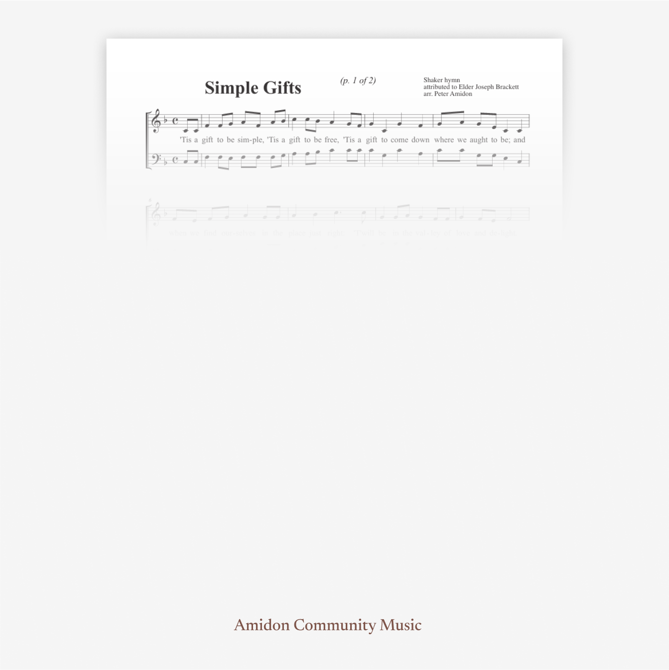 Simple Gifts
