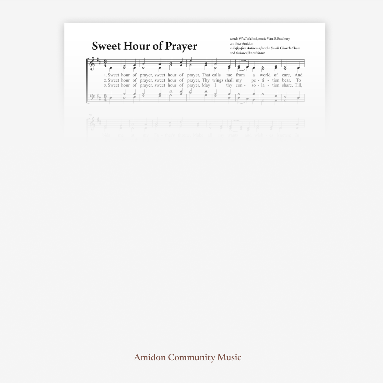 Sweet Hour of Prayer