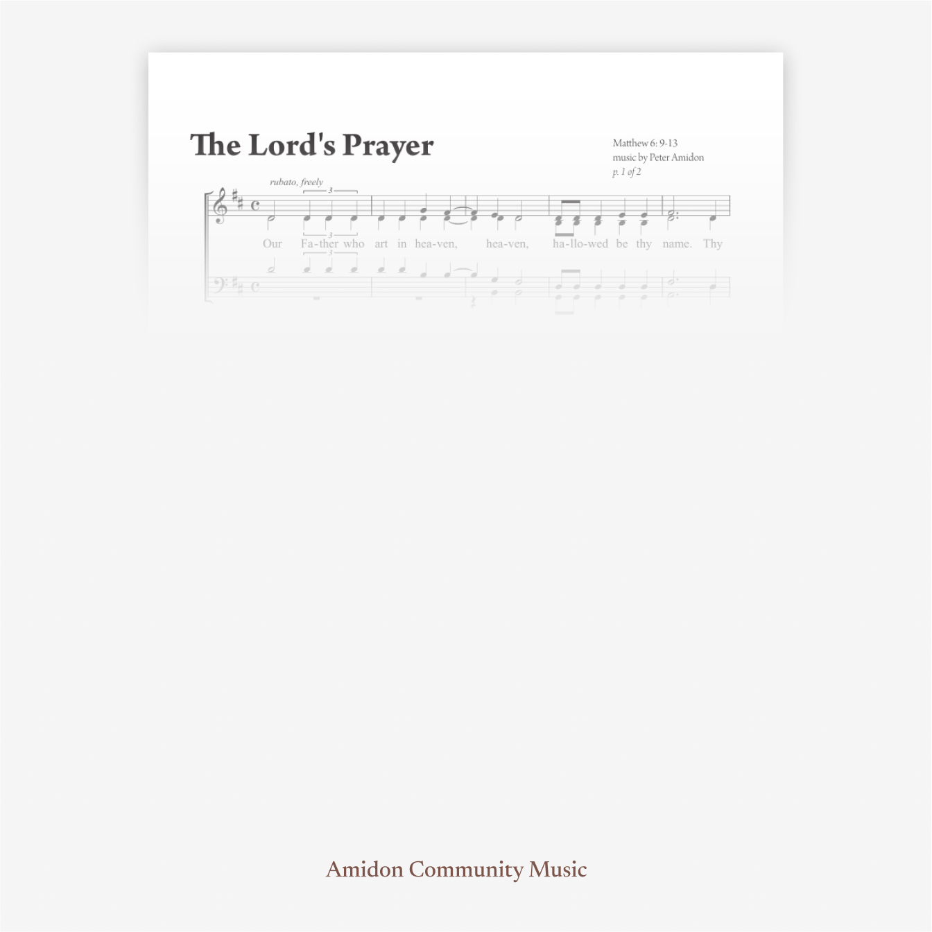 Lord's Prayer